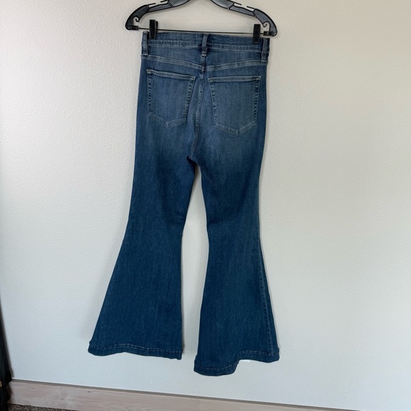 FRAME Le Super Flare High Waist Jeans Donna Denim Boho Casual Women’s 27 - Picture 9 of 12